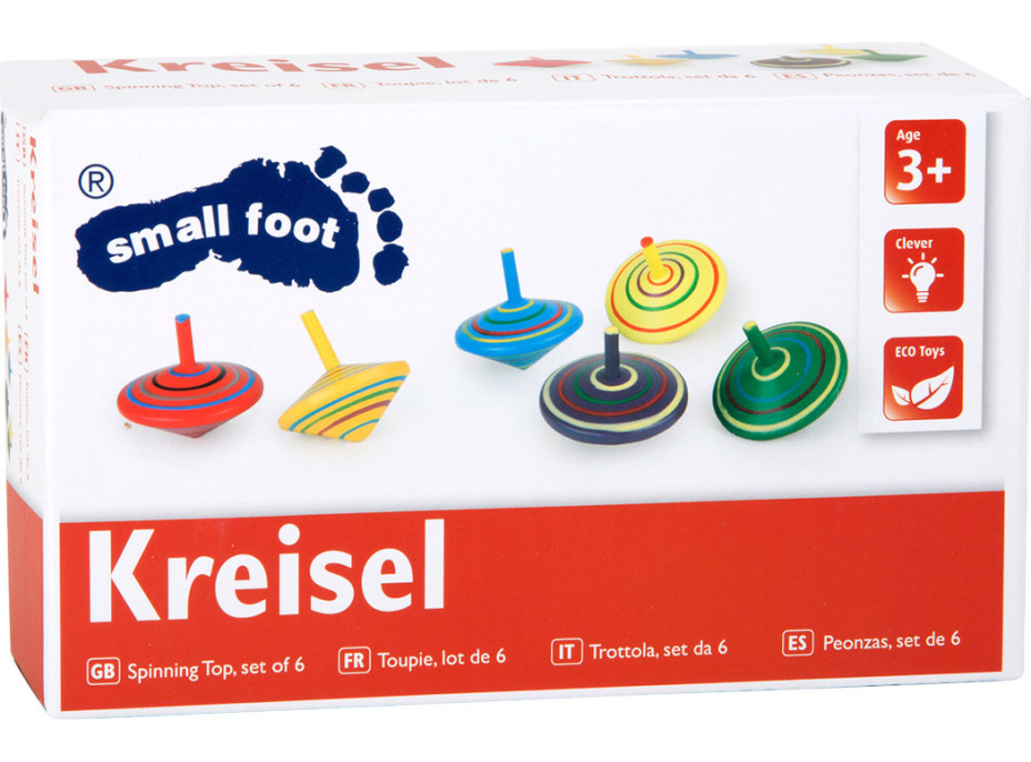 small foot Sada dřevěná káča 6 ks
