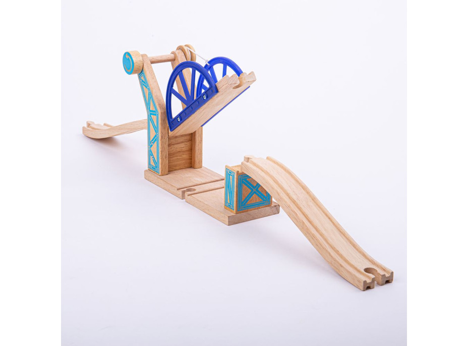 Bigjigs Rail Modrý zvedací most