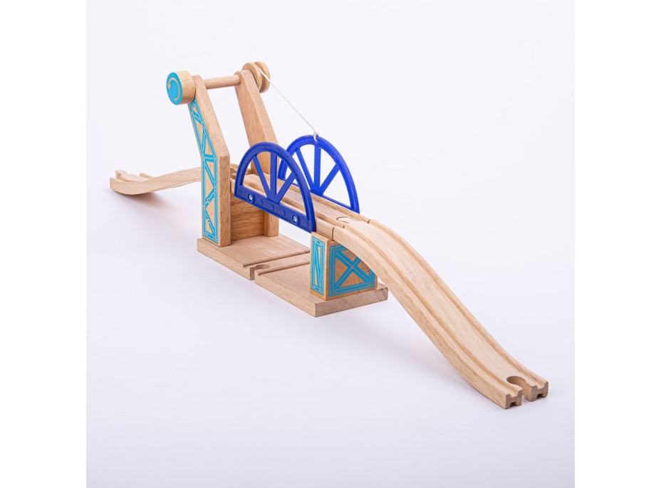 Bigjigs Rail Modrý zvedací most