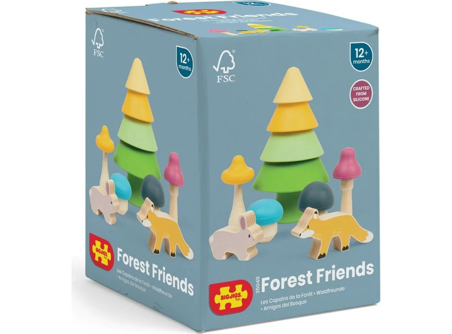 Bigjigs Toys Lesní zvířátka