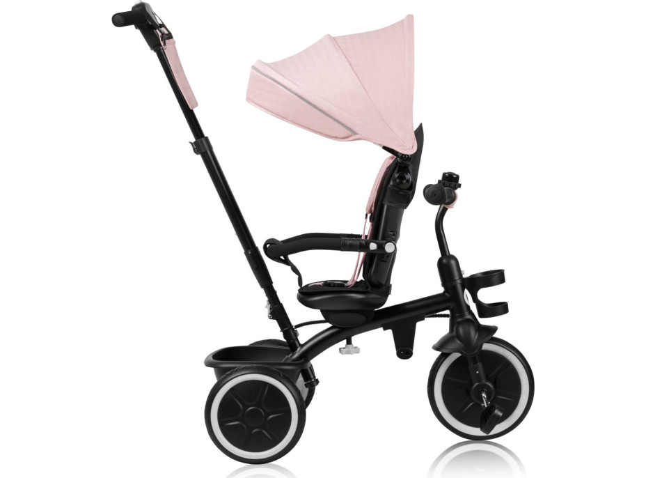 LIONELO Tříkolka 2v1 Berry Pink Rose