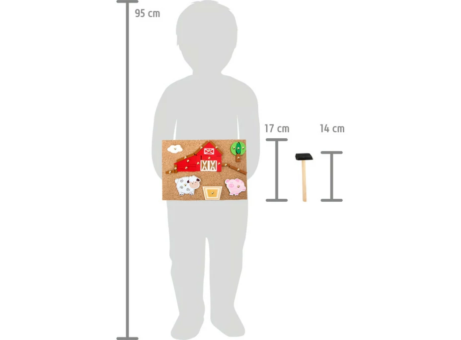 small foot Dřevěná kreativní hra farma