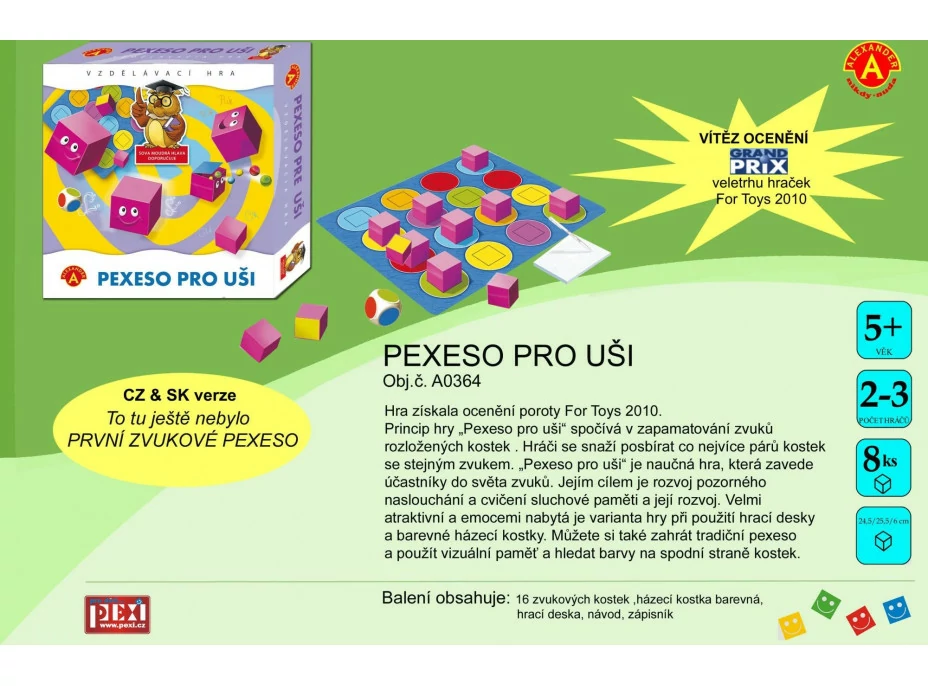 Pexi Pexeso pro uši