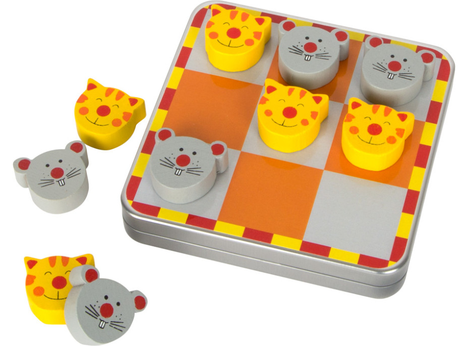 small foot Magnetické piškvorky Kočka a myš
