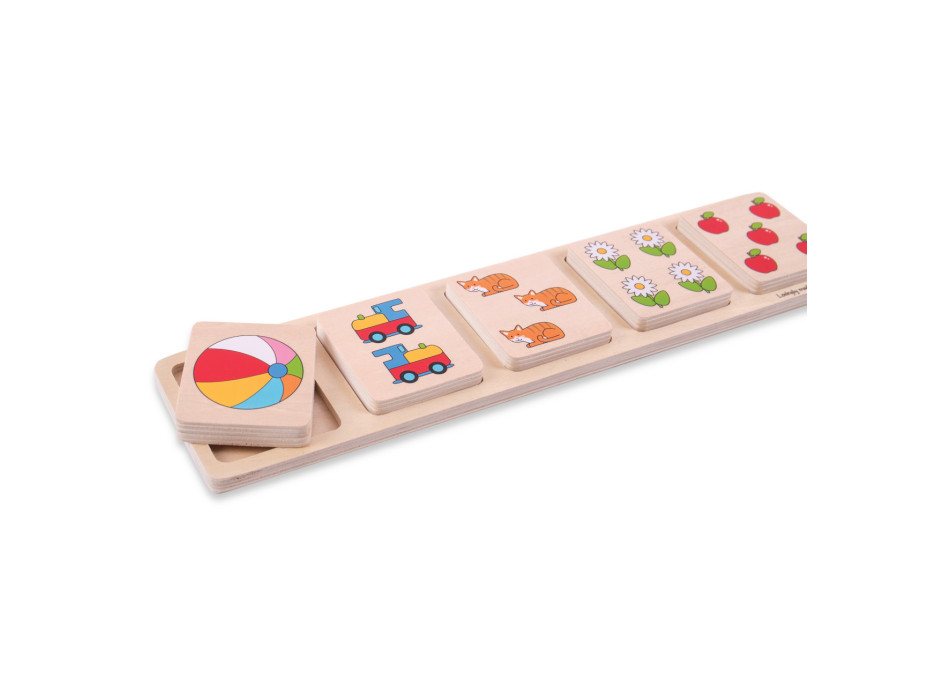 Bigjigs Toys Vkládací puzzle počítání