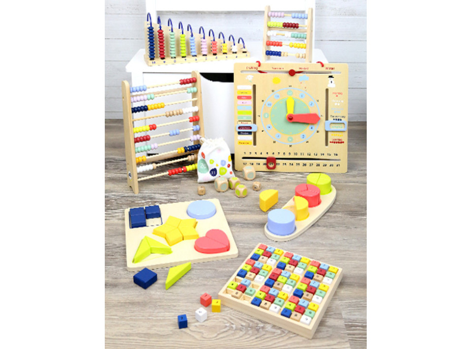 small foot Edukativní matematické dílky v boxu XL