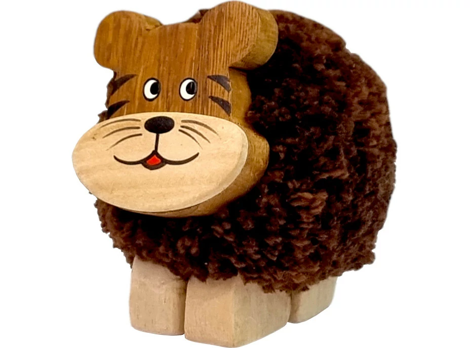 2Kids Toys Dřevěná figurka XL pompon Tygr