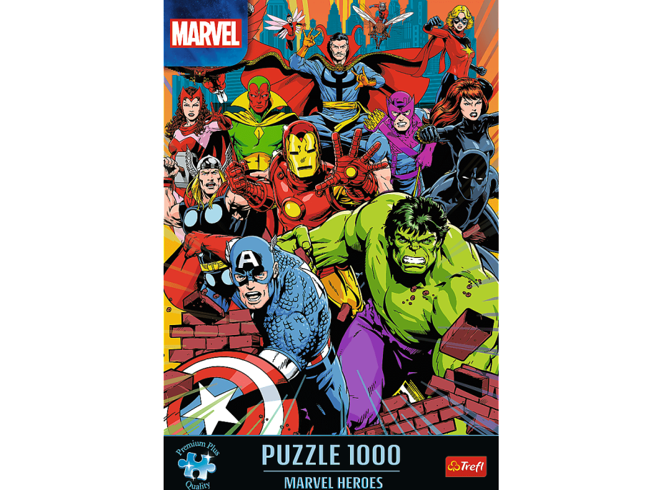 TREFL Puzzle Premium Plus Marvel: Hrdinové Marvelu 1000 dílků
