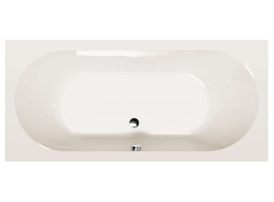 Polysan LEVANA obdélníková vana 170x80x39cm, ivory 71745.40