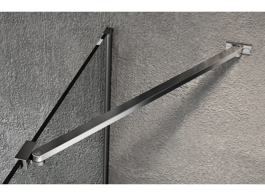 Gelco VARIO CHROME jednodílná sprchová zástěna k instalaci ke stěně, kouřové sklo, 1000 mm GX1310GX1010
