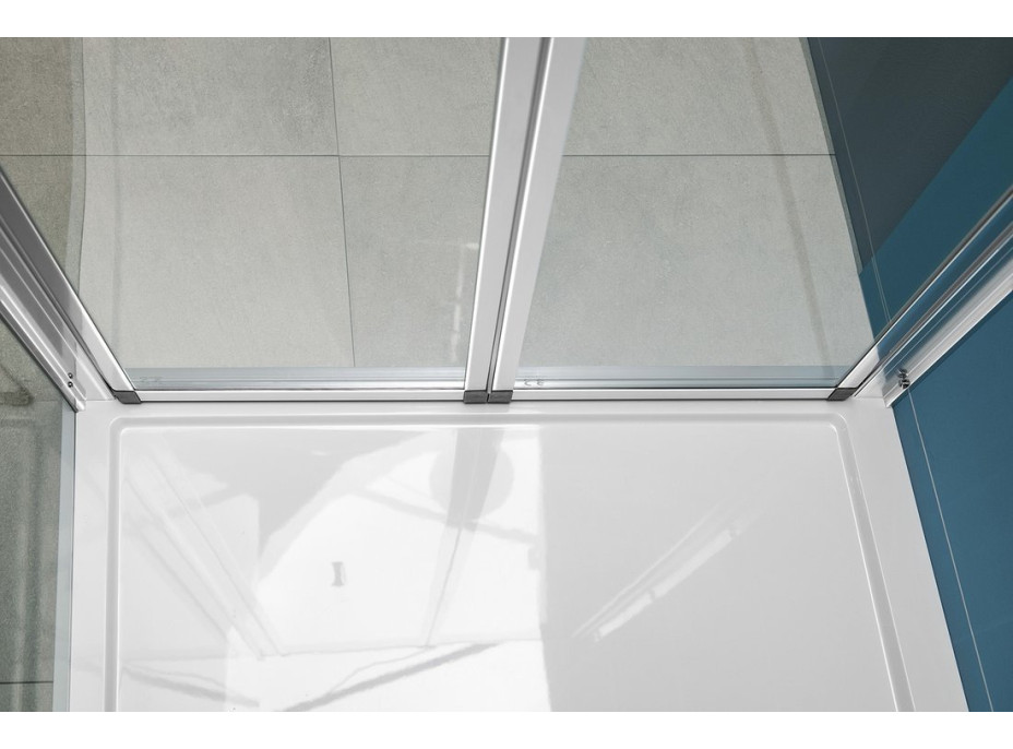 Polysan EASY čtvercový sprchový kout 700x700mm, skládací dveře, L/P varianta, čiré sklo EL1970EL3115
