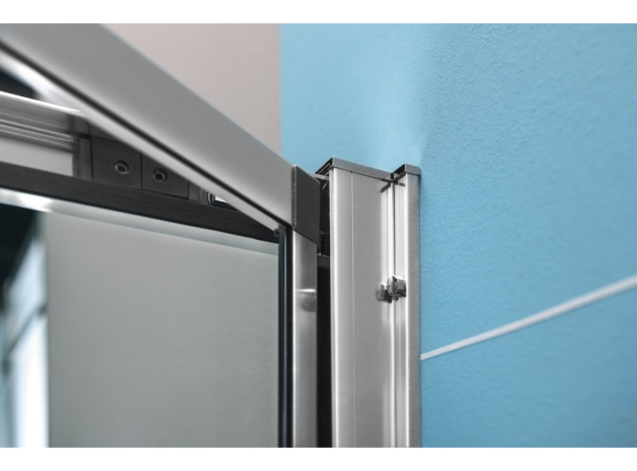 Polysan EASY čtvercový sprchový kout 700x700mm, skládací dveře, L/P varianta, čiré sklo EL1970EL3115