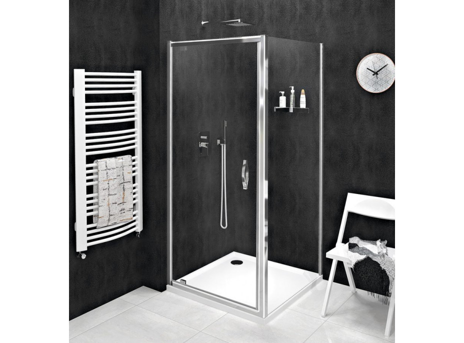 Gelco SIGMA SIMPLY obdélníkový sprchový kout pivot dveře 800x900mm L/P varianta, čiré sklo GS1279GS3190