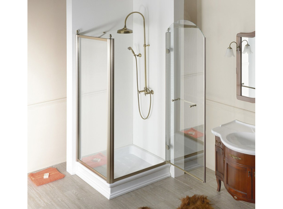 Gelco ANTIQUE čtvercový sprchový kout, 900x900 mm, R varianta GQ1390RCGQ5690C