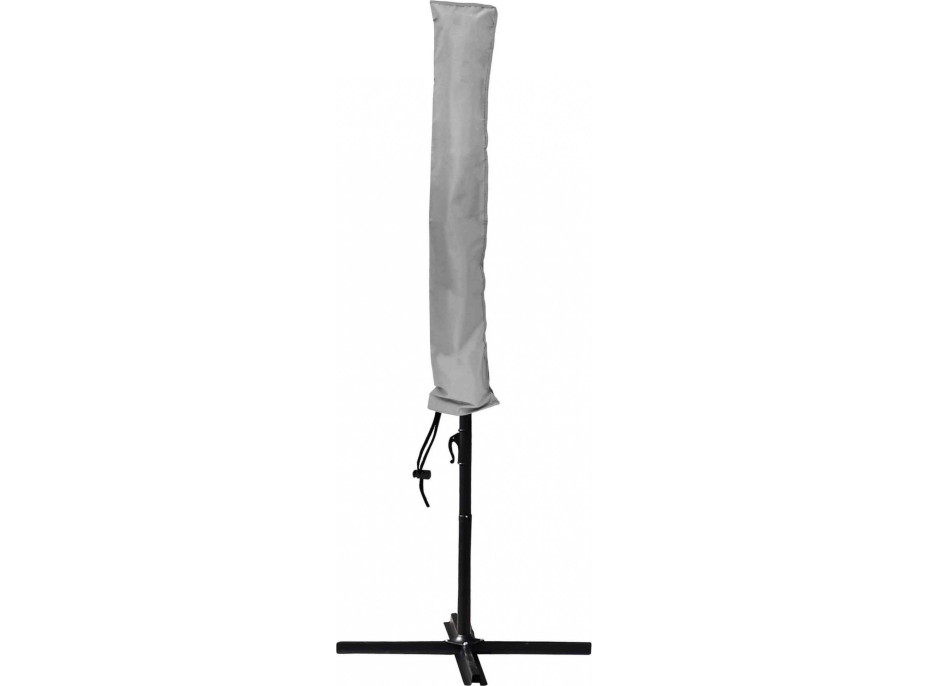 Ochranný obal na zahradní slunečník FLINT 20/25x135 cm - šedý