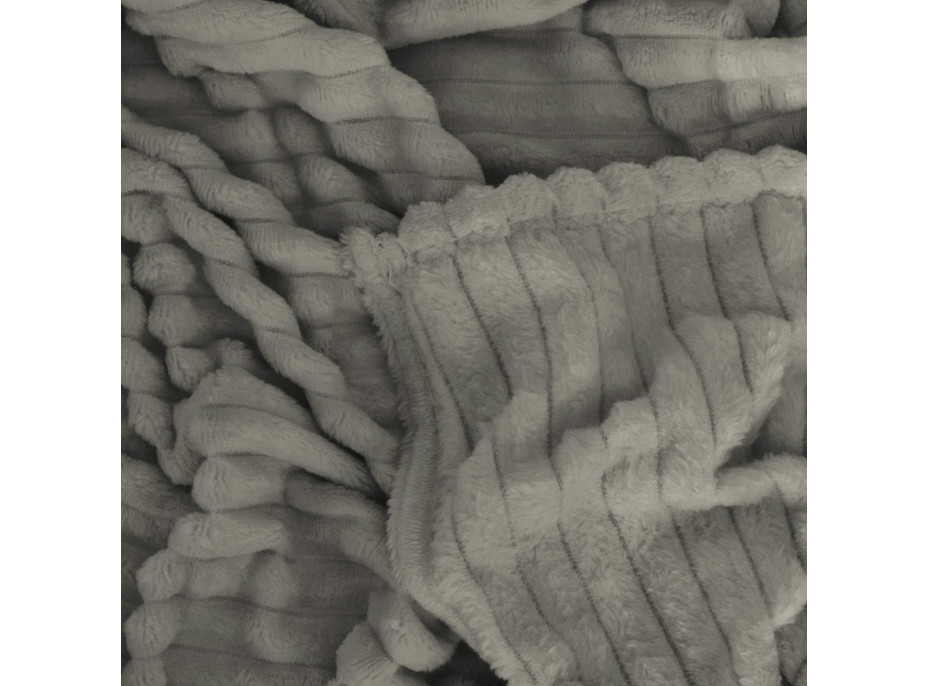 Deka přehoz AMY 200x220 cm - šedá