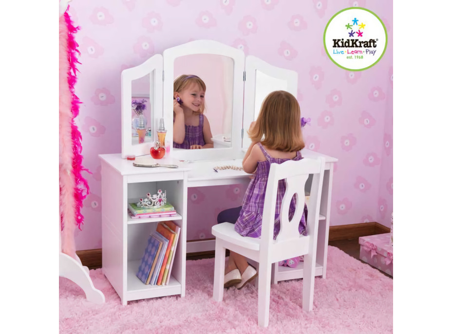 KidKraft Kosmetický stolek s židličkou Deluxe