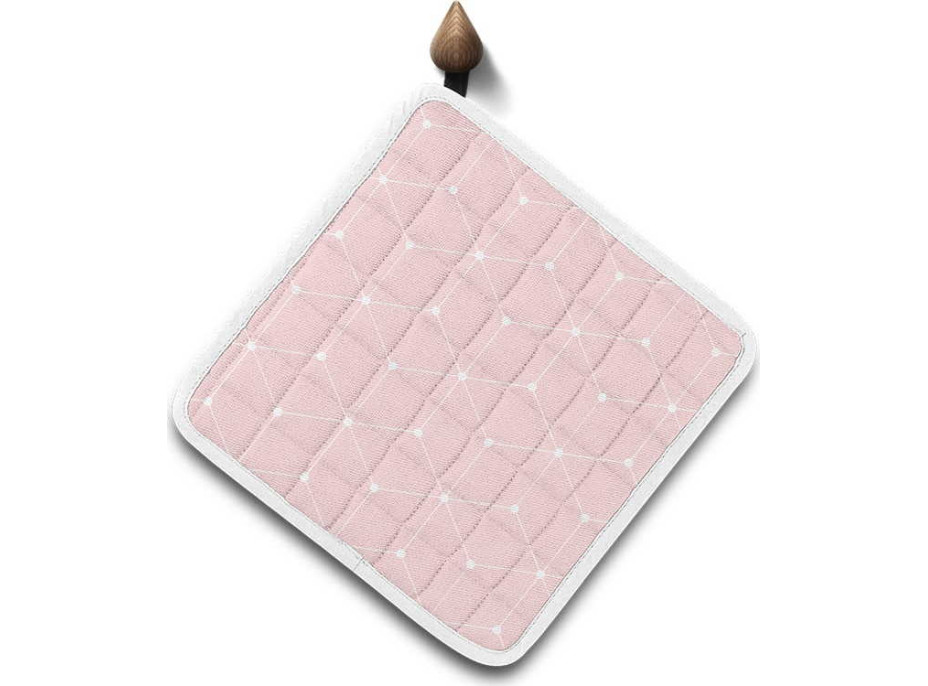 Kuchyňská podložka COOK&FUN 20x20 cm - růžová