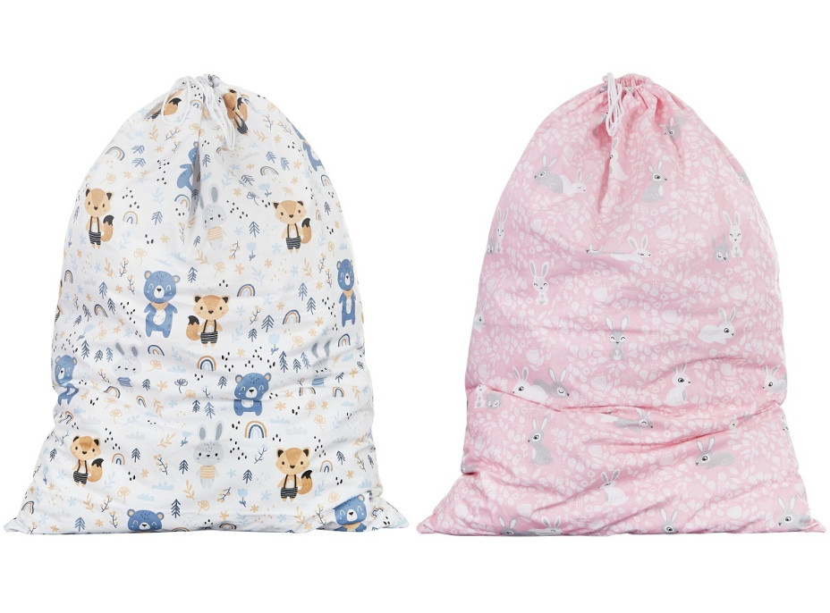 Oboustranné hnízdečko (kokon) pro miminko - BABYMAM PREMIUM set 7v1 - Tajemná zahrada s meruňkovou minky