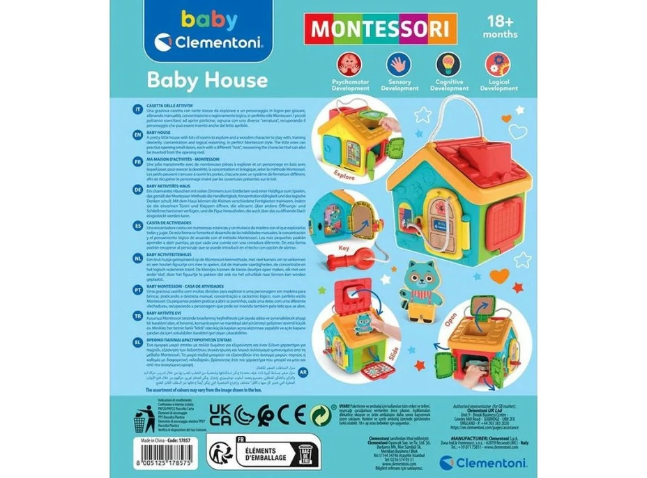 CLEMENTONI BABY Montessori domeček