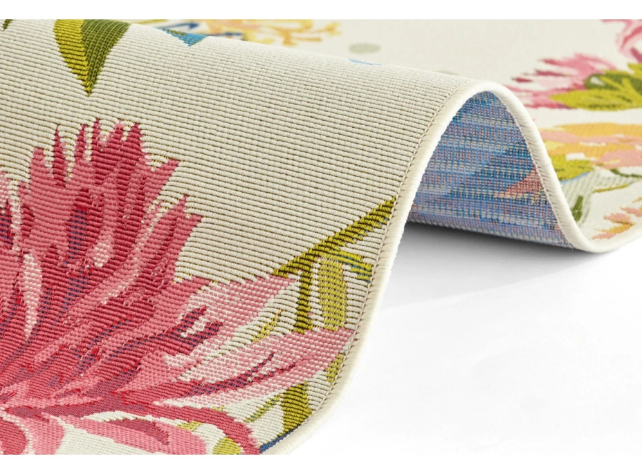 Kusový koberec Flair 105613 Flowers and Leaves Multicolored – na ven i na doma