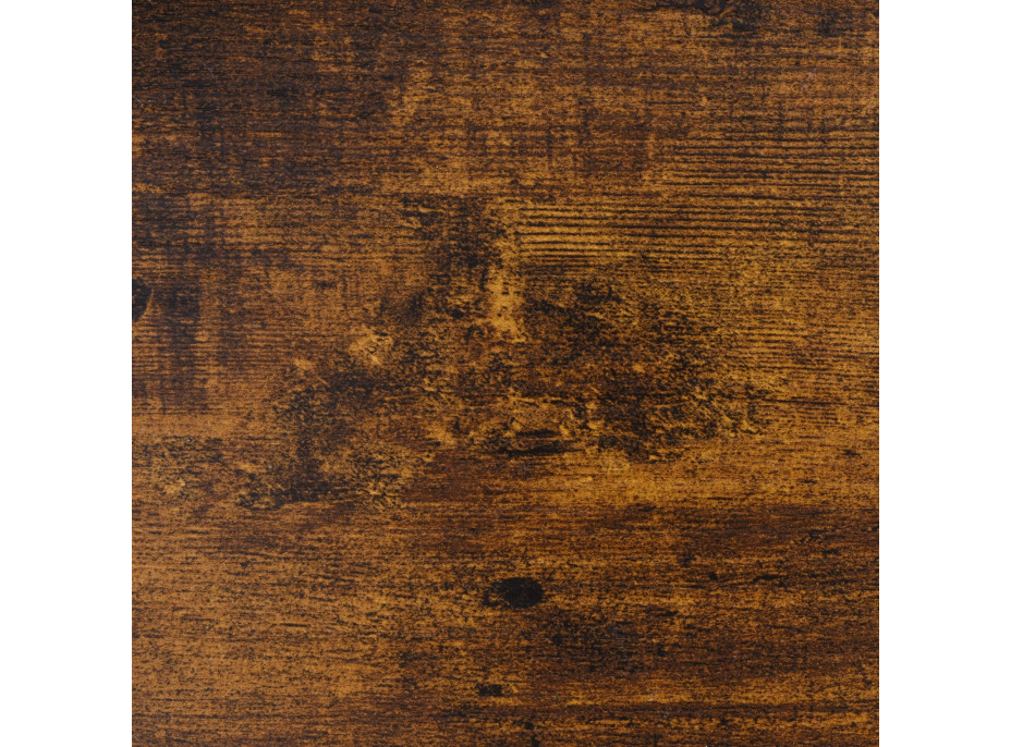 Loftový věšák ALDA RUSTIC - dub stařený/černý