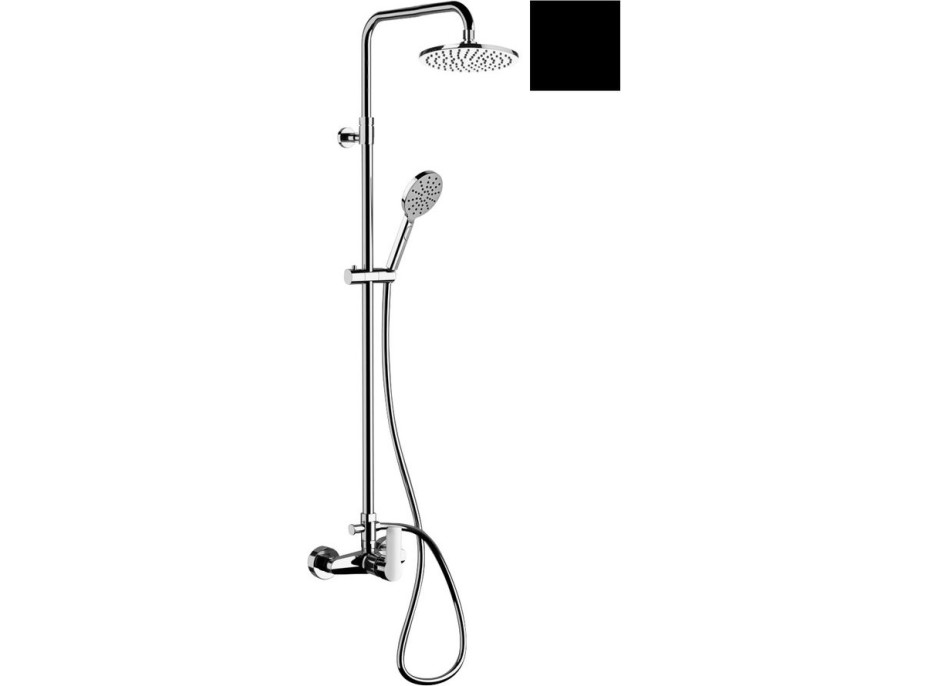 Sapho PAX sprchový sloup s pákovou baterií, černá XA139/15