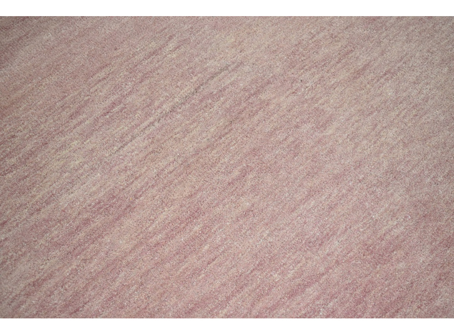 Ručně všívaný kusový koberec Asra wool pink