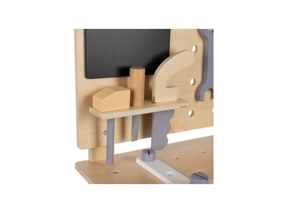 Dřevěný ponk s příslušenstvím - přírodní