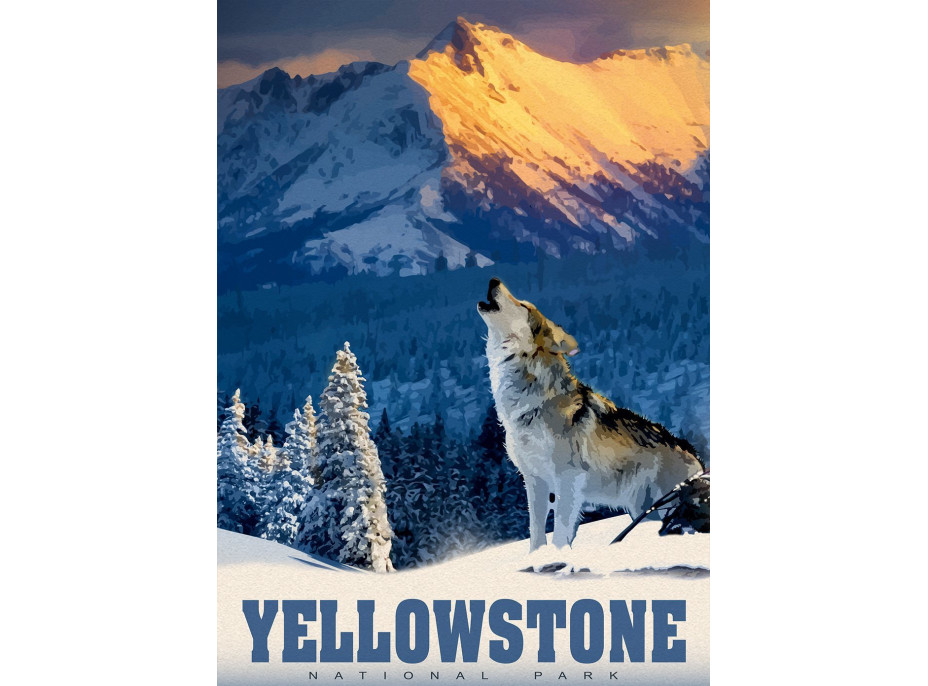 ALIPSON Puzzle Yellowstonský vlk 500 dílků