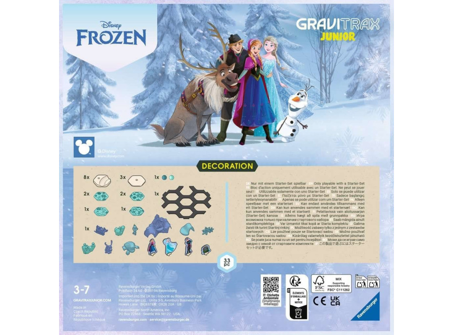 RAVENSBURGER GraviTrax Junior Dekorace: Ledové Království
