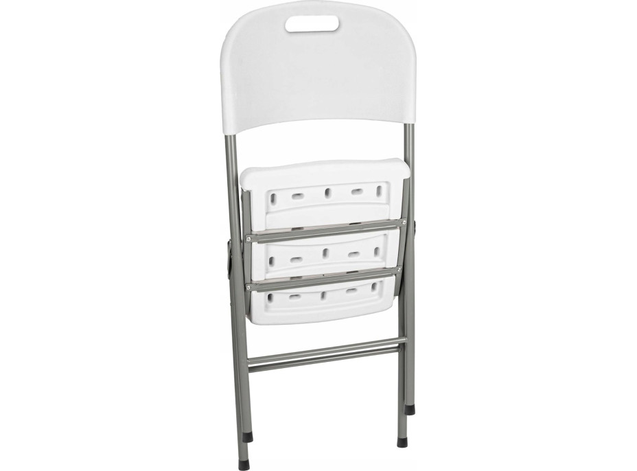 Sestava cateringového nábytku FETA WHITE (stůl 180 cm + 6 židlí) - bílá