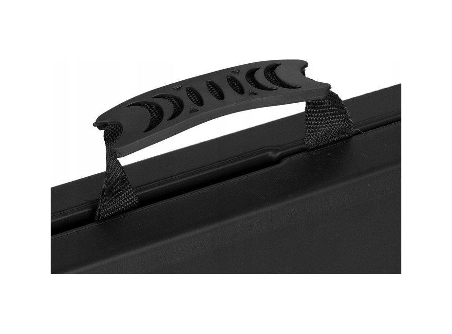 Sestava cateringového nábytku FETA BLACK (stůl 180 cm + 6 židlí) - černá