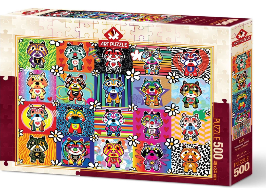 ART PUZZLE Puzzle Tantan a Momo 500 dílků