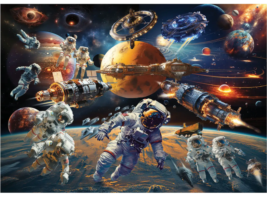 ANATOLIAN Puzzle Vesmírná zácpa XL 700 dílků