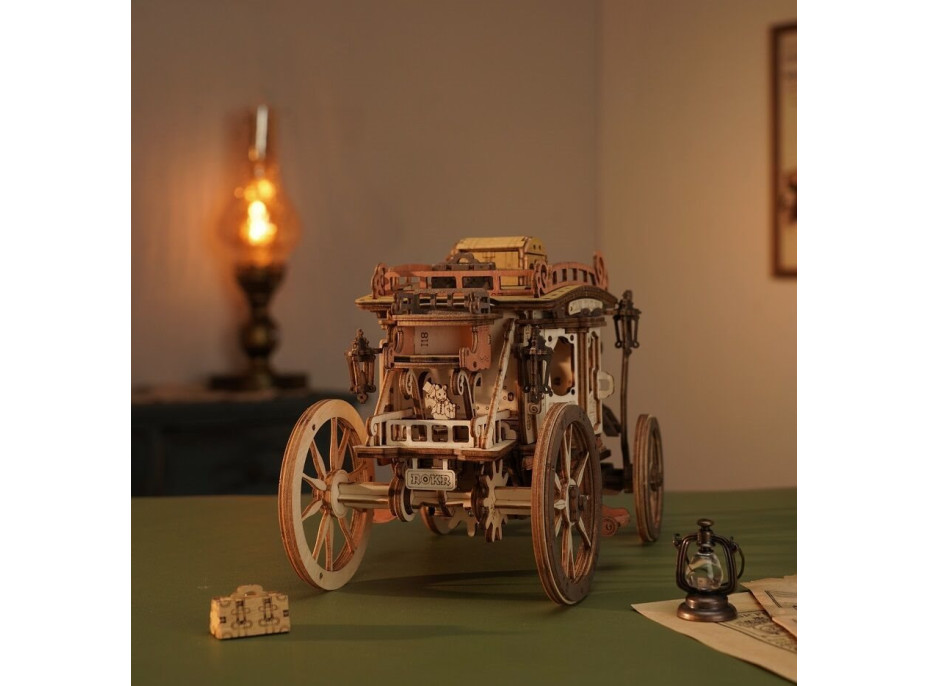 ROBOTIME Rokr 3D dřevěné puzzle Dostavník 199 dílků
