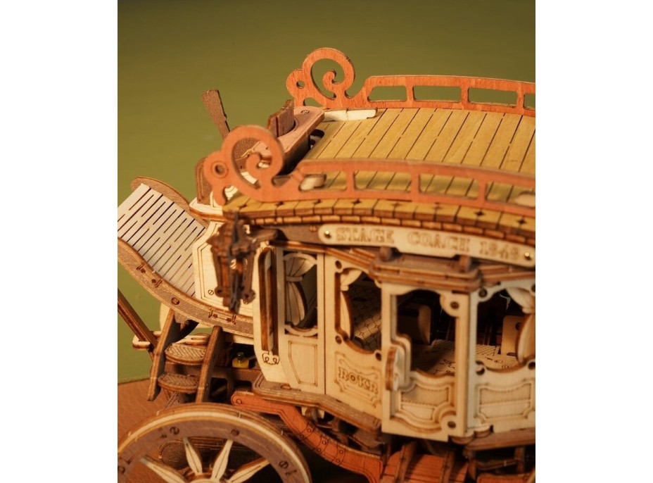ROBOTIME Rokr 3D dřevěné puzzle Dostavník 199 dílků