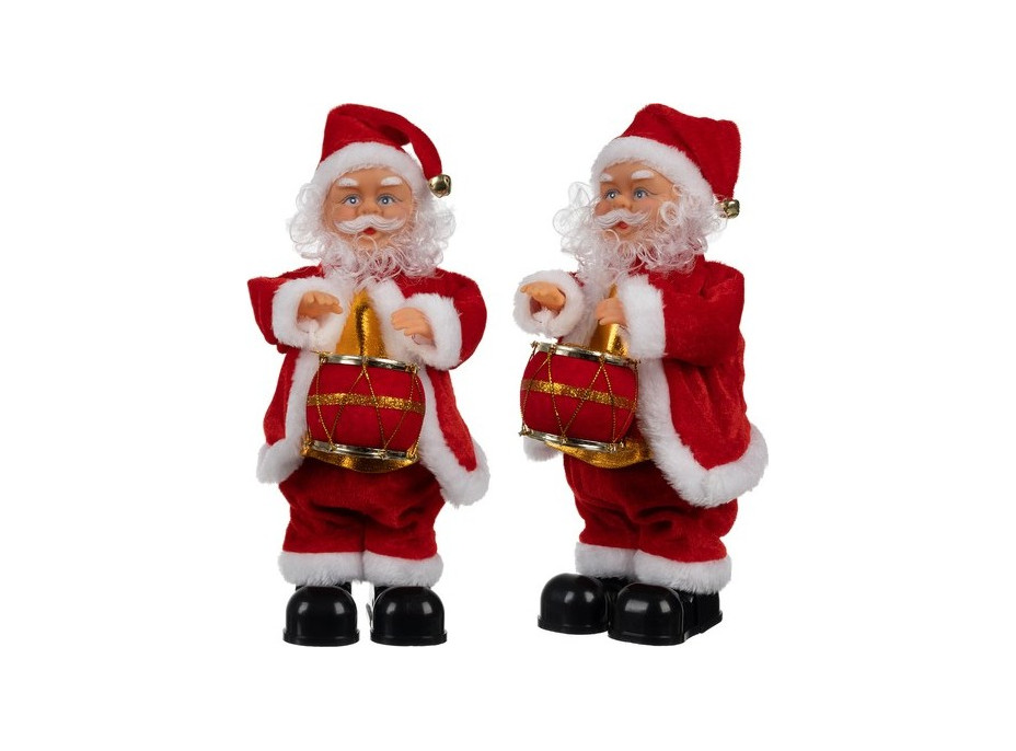 Vánoční dekorační figurka 30 cm Santa Claus - hrající