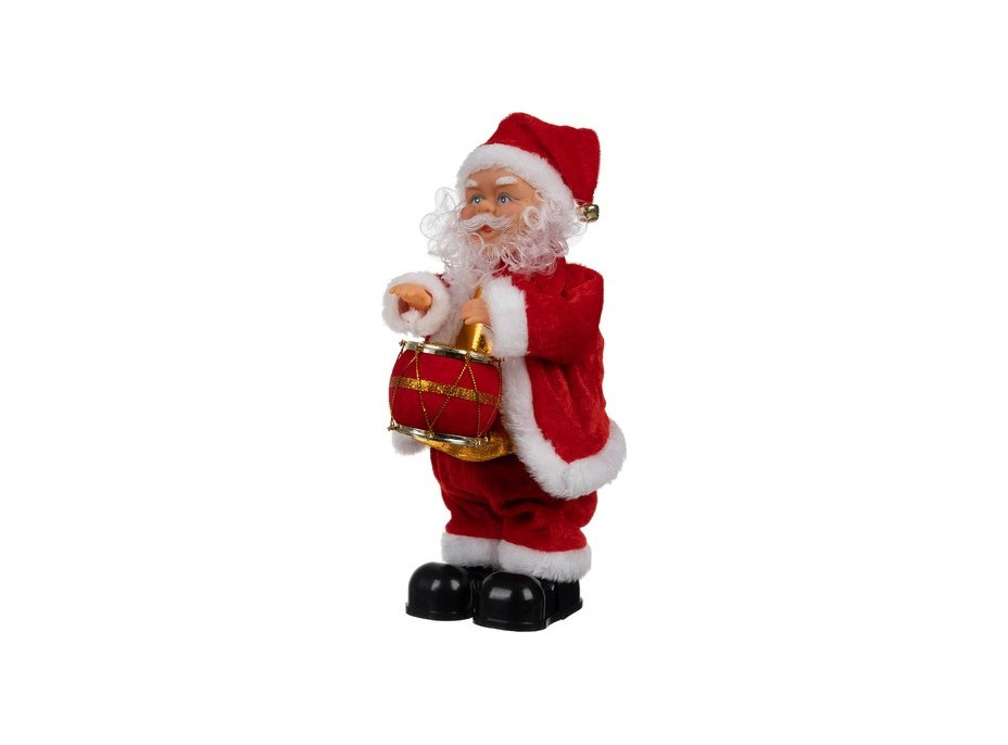 Vánoční dekorační figurka 30 cm Santa Claus - hrající