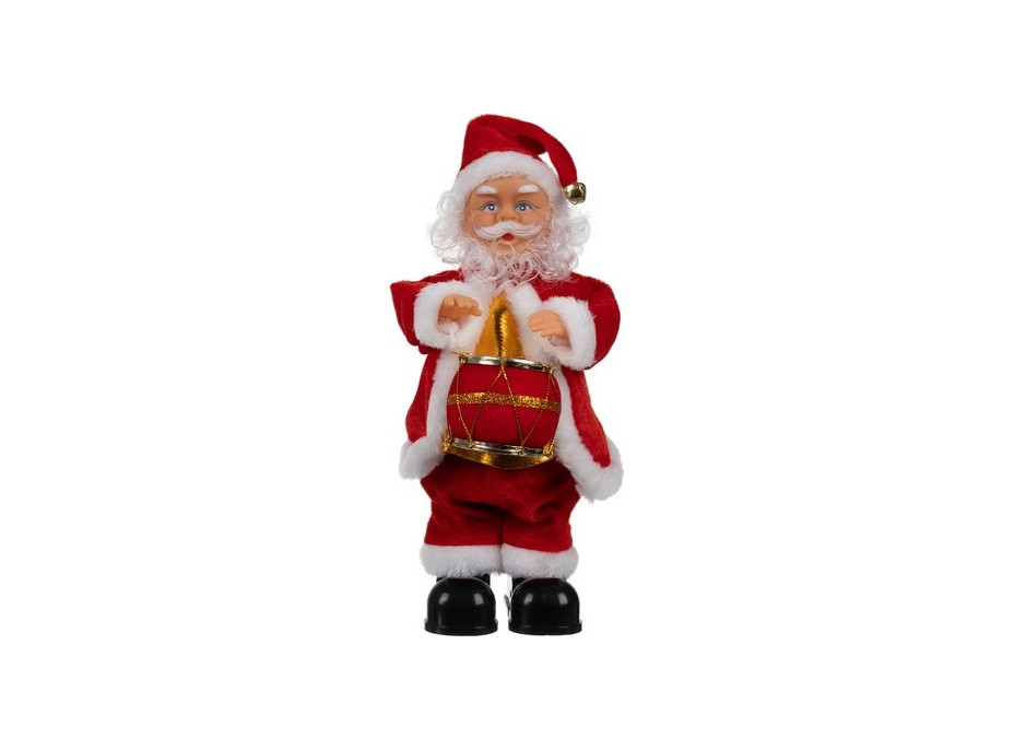Vánoční dekorační figurka 30 cm Santa Claus - hrající