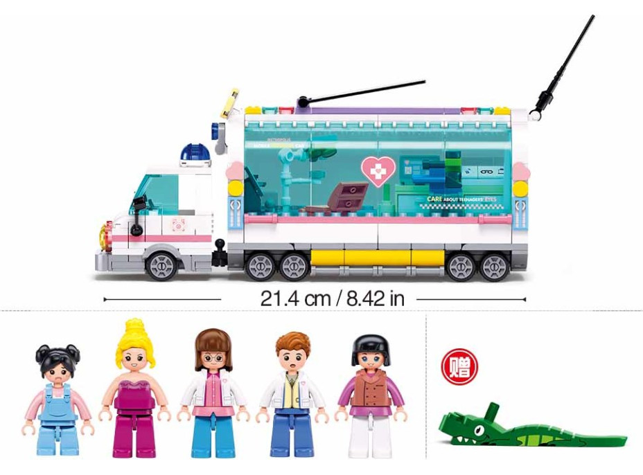 Sluban Metropolis M38-B1215 Mobilní ošetřovací vůz