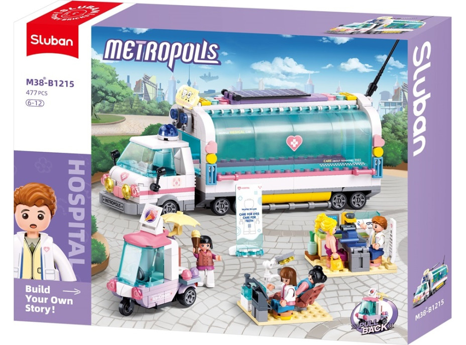 Sluban Metropolis M38-B1215 Mobilní ošetřovací vůz