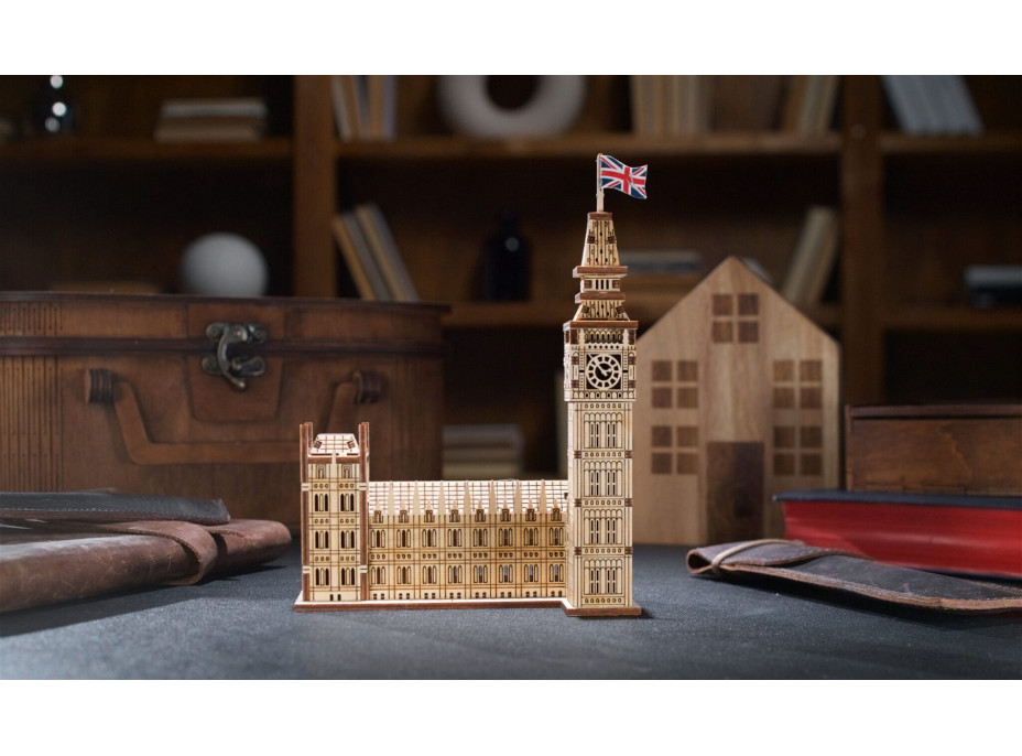 UGEARS 3D puzzle Big Ben 63 dílků