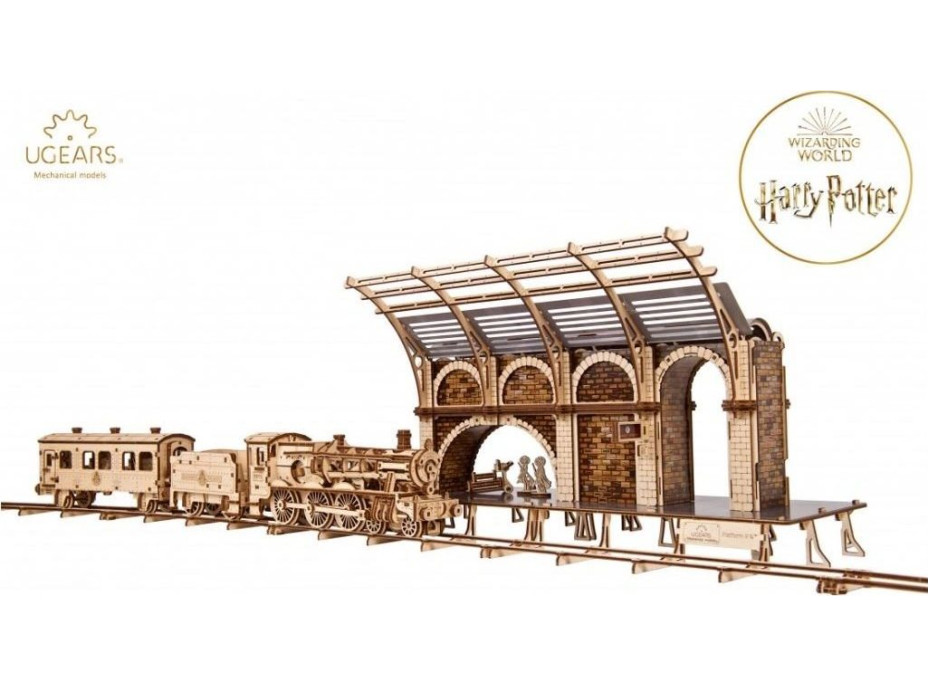 UGEARS 3D puzzle Harry Potter: Nástupiště 9 ¾ 230 dílků