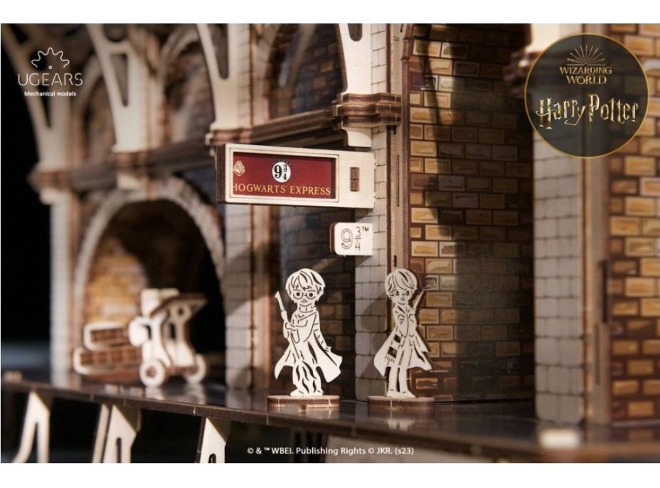 UGEARS 3D puzzle Harry Potter: Nástupiště 9 ¾ 230 dílků