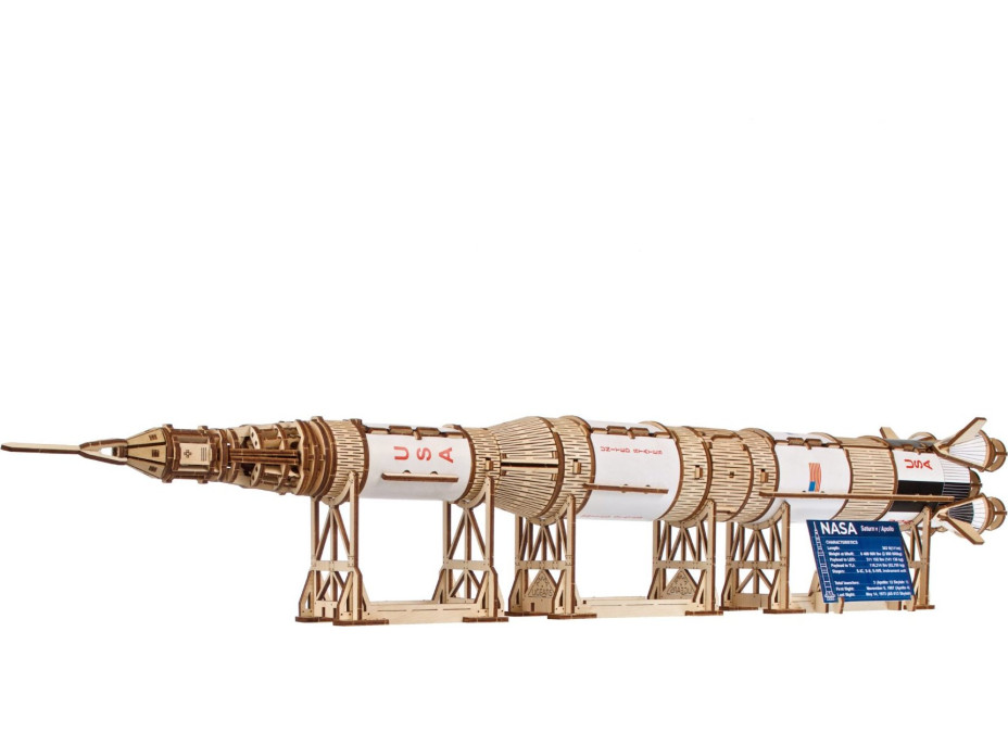 UGEARS 3D puzzle NASA Saturn V 500 dílků