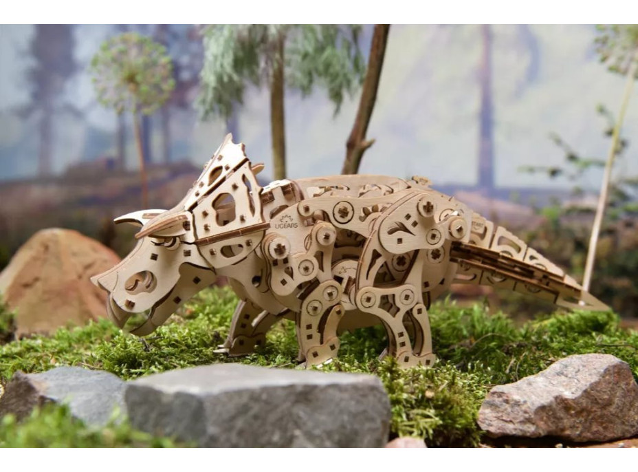 UGEARS 3D puzzle Triceratops 400 dílků