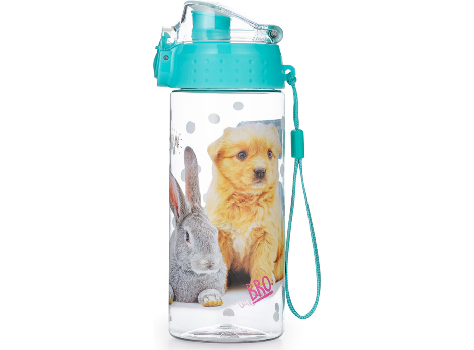 OXYBAG Láhev na pití OXY CLICK Mazlíčci 500 ml
