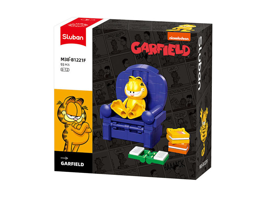 Sluban Builder M38-B1221F Garfield v křesle