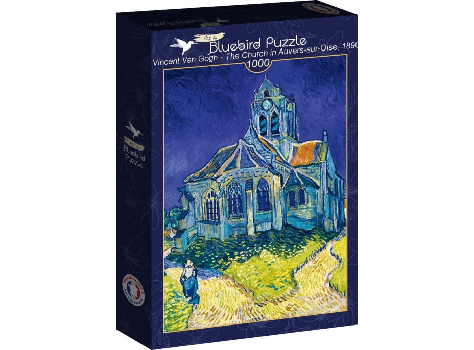BLUEBIRD Puzzle Kostel v Auvers-sur-Oise 1000 dílků